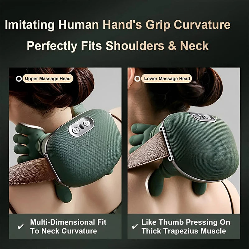 DeepRelief 4D Heated Neck & Shoulder Massager